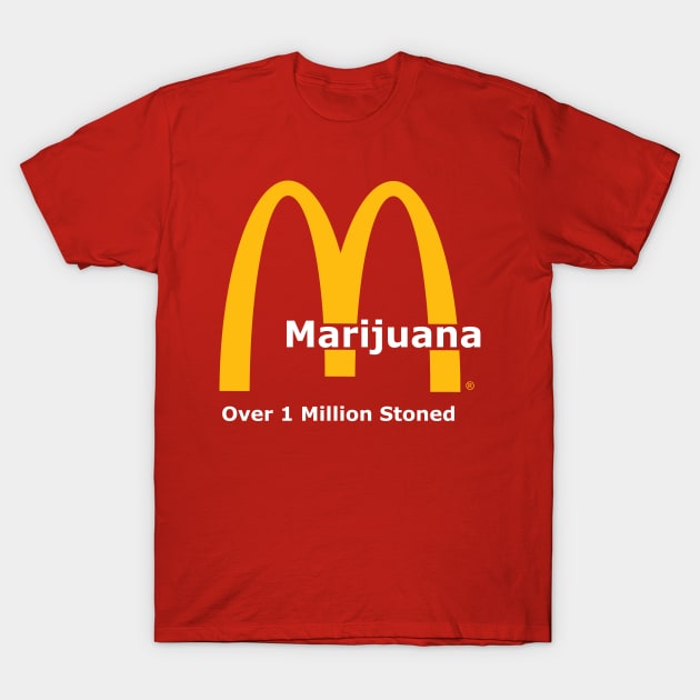 Over 1 Million stoned T-Shirt by The Daily Haze